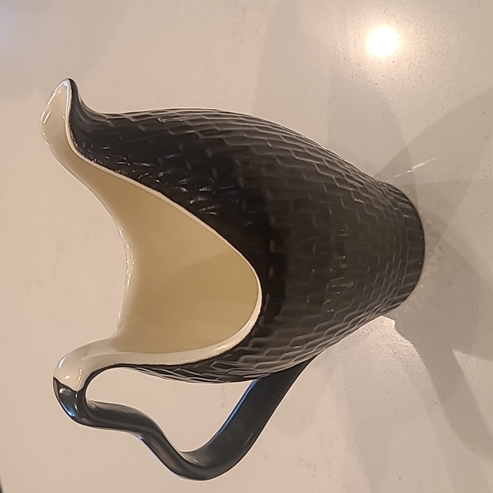REDWING Pottery Black Pitcher